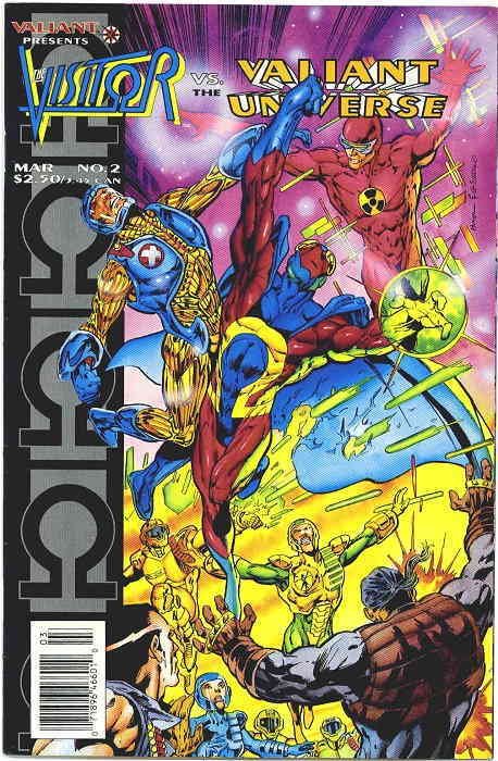 Visitor vs. The Valiant Universe, The #2 (Newsstand) FN ; Valiant | Bryan Hitch
