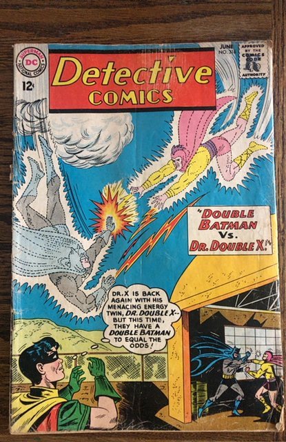 Detective Comics #316 (1963)mark on Comics code stamp,reader