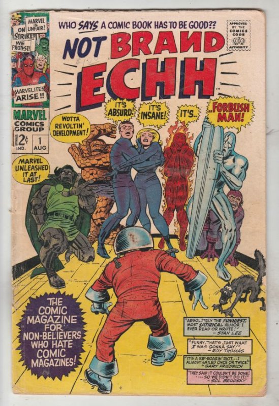 Not Brand Echh #1 (Aug-67) VG/FN Mid-Grade Fantastic Four, Captain America, N...