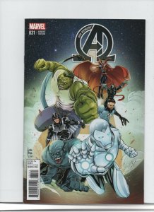 New Avengers #31 - Women Of Marvel Variant - (Grade 9.2) 2015