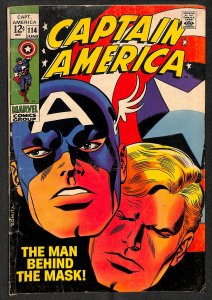 Captain America #114 VG- 3.5 Marvel Comics