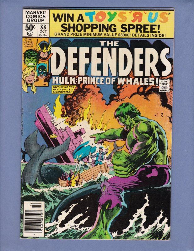 Defenders #88 FN Hulk Marvel 1980