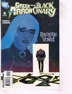 5 Green Arrow & Black Canary DC Comic Books #1 2 3 4 5 Lantern Batman Flash MS21