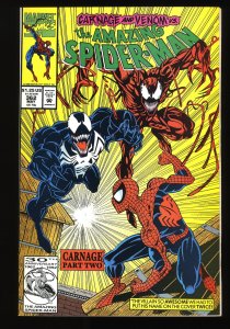 Amazing Spider-Man #362 2nd Carnage! Venom! Human Torch!