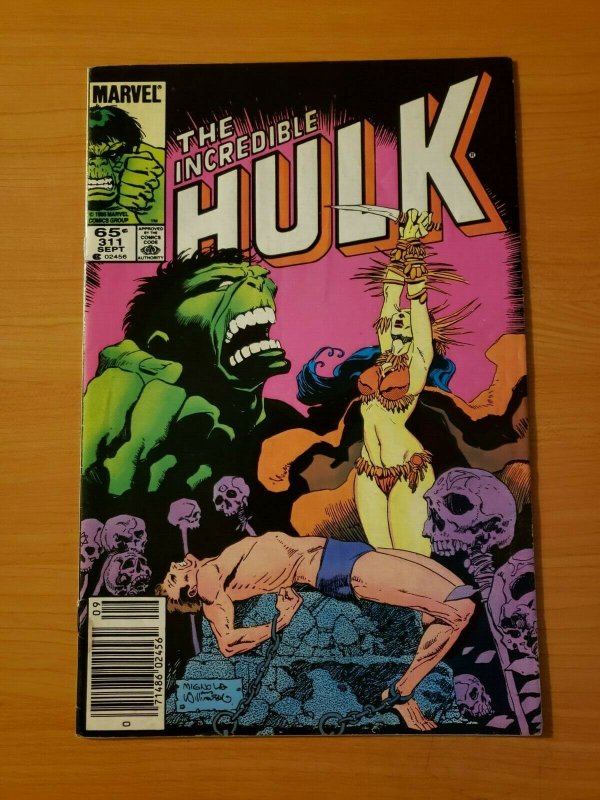 Incredible Hulk #311 Newsstand Edition ~ NEAR MINT NM ~ 1985 Marvel Comics