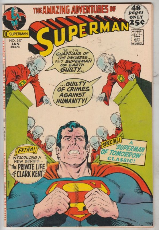 Superman #247 (Jan-72) VF/NM High-Grade Superman