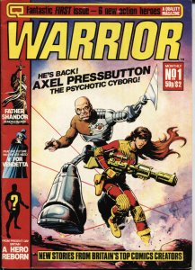 Warrior #1-1982-1st MARVELMAN-MIRACLEMAN-COMIC MAGAZINE-UK