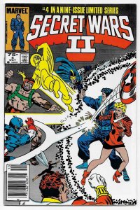 Secret Wars II Vol 1 #4 | 1st App Of Kurse As Kurse (Marvel, 1985) VG/FN