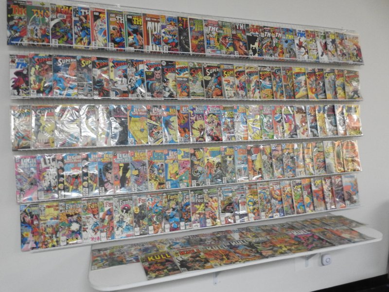 Huge Lot of 140+ Comics W/ Superman, Thor, Fantastic Four! Avg. VF- Condition