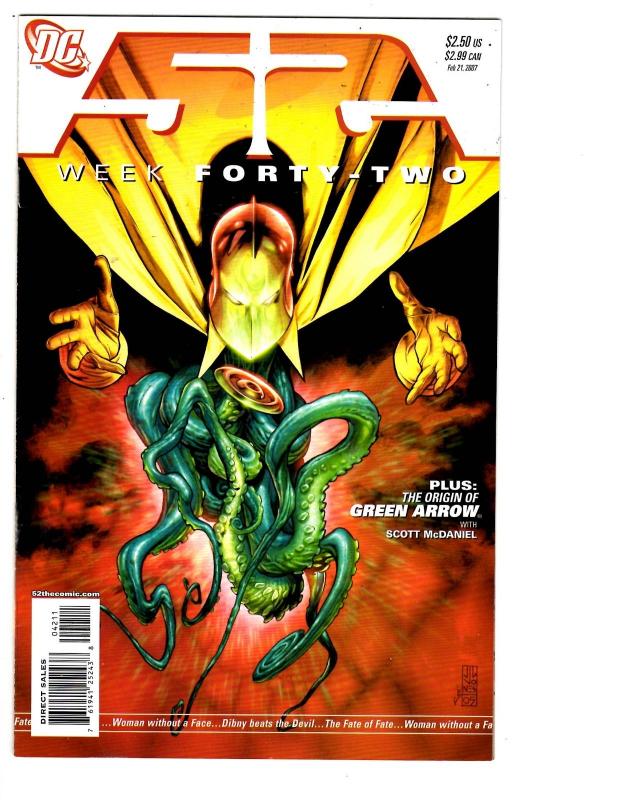 5 52 DC Comic Books Weeks 41 42 43 44 45 Black Adam Green Arrow Plastic Man BH26