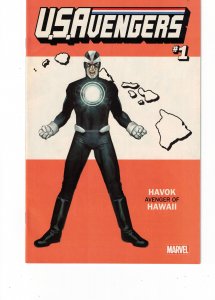 U.S.Avengers #1 Hawaii Cover (2017) NM- High-Grade Havoc variant Lynchburg Cert!