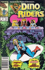 Dino-Riders #2 (Newsstand) FN ; Marvel | Kelley Jones