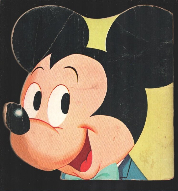 Mickey Mouse Golden Shape Book #5914 1965-Mickey-Donald-Pluto-Printed in the ...