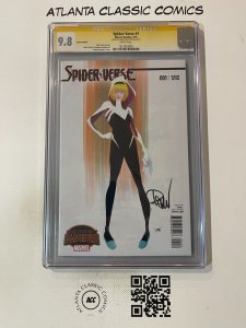 Spider-Verse # 1 CGC Graded 9.8 Marvel Comic Book VARIANT Signed Rodriguez JH7