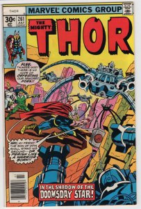 THOR  #261 - 6.5, OW-W - vs Soul Survivers - Walt Simonson
