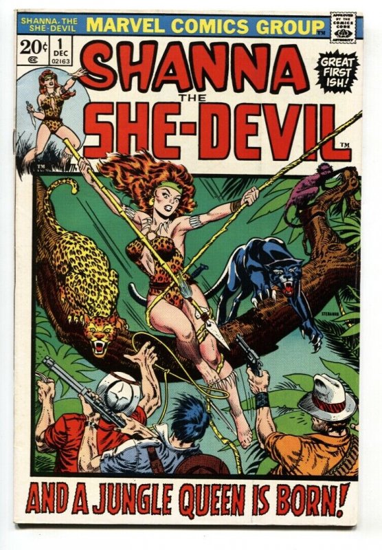 Shanna The She-Devil #1 Marvel 1972 comic book VF