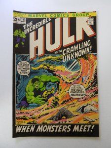The Incredible Hulk #151 (1972) VF- condition