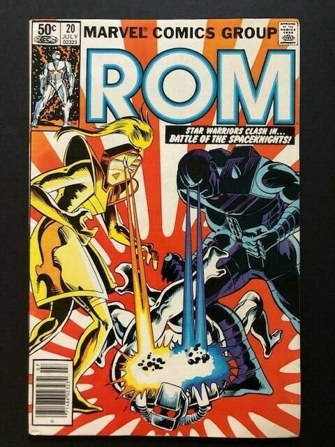 MARVEL ROM Spaceknight #20 Star Warriors Newstand Variant F/VF (A42)