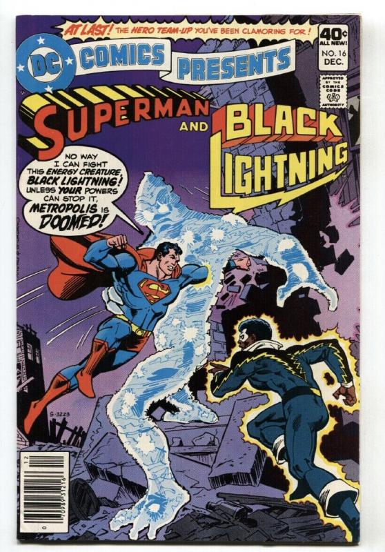 DC Comics Presents #16-1979  Black Lightning and Superman DC NM-