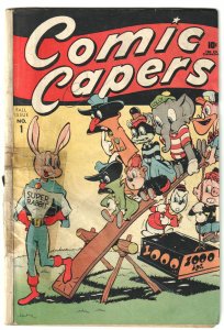 Comic Capers #1 (1944) 1st Super-Rabbit!