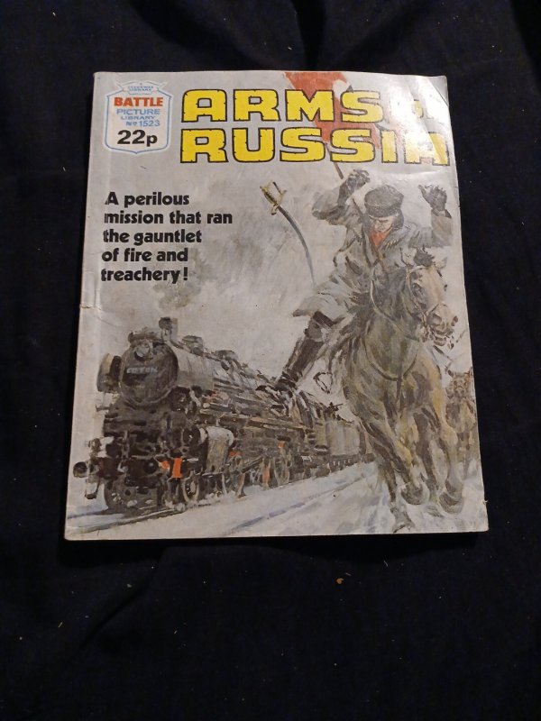 Battle Picture Library Uk Fleetway 1523 Vintage Pocketbook Magazine War Comics