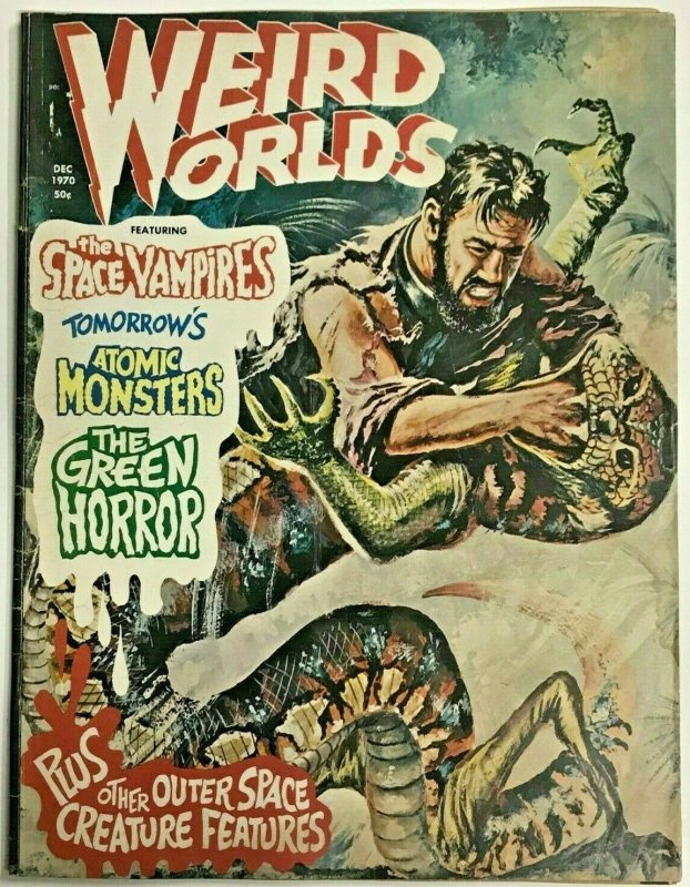 WEIRD WORLDS#10 VG 1969 (VOLUME 1) EERIE PUBLICATION SILVER AGE COMICS