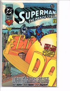 DC Horse Comics Superman The Man of Steel #30 Poly-Bagged Colorforms Cover