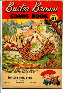 Buster Brown  #41 1950's-adventure-humor-Reed Crandall art-Andy Devine-VG