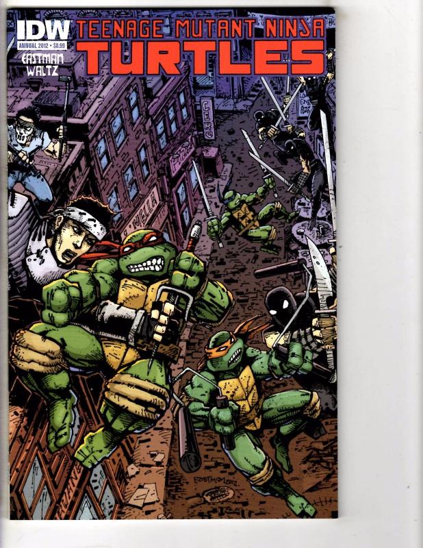 Teenage Mutant Ninja Turtles Annual 2012 IDW Comic Book Rafael Donatello J209