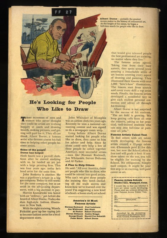 Fantastic Four #27 GD+ 2.5 Sub-Mariner Doctor Strange!