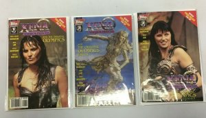 Xena Warrior Princess Original Olympics #1-3 Topps 3 diff books 8.0 VF (1998)