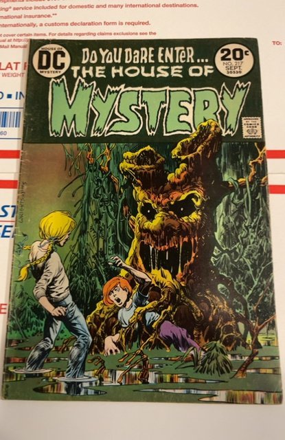 House of Mystery #217 (1973) Bernie Wrightson cover art