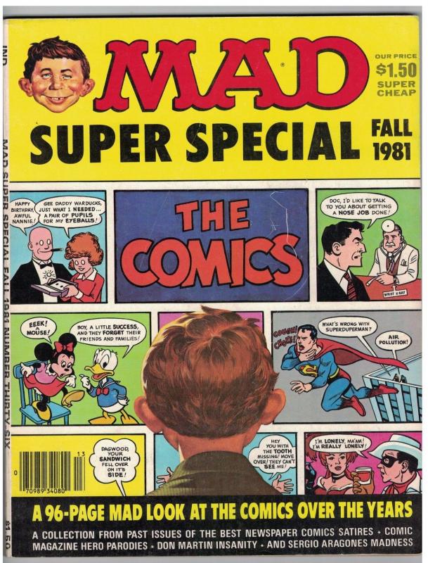 MAD SPECIAL (1981) 36 VG-F  spoofs Comics 96 pp classic