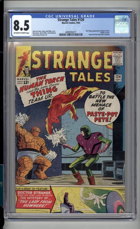 Strange Tales #124 (1964) CGC 8.5