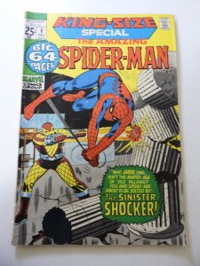 The Amazing Spider-Man Annual #8 (1971) VG- Condition 1/2 Spine Split