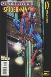 Ultimate Spider-Man #10 VG; Marvel | low grade comic - save on shipping - detail