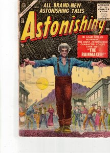 Astonishing #39 (Jun 1959) Affordable-grade  horror GD/VG The Rain Maker Wow!