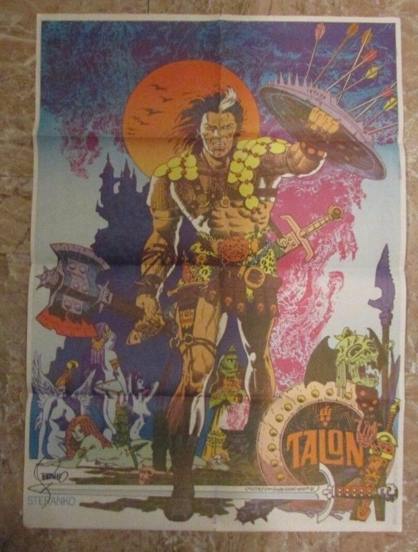 1970s Jim Steranko TALON 23x33 SIGNED Poster FN+ 6.5