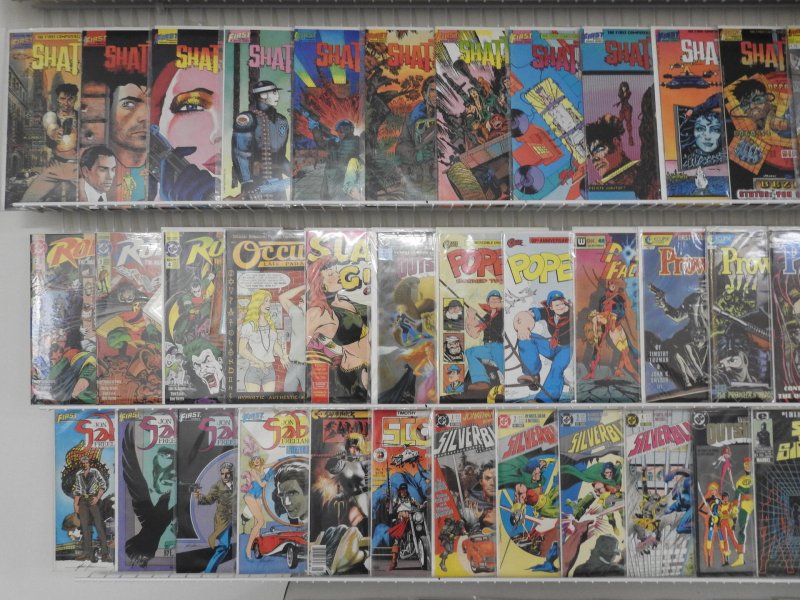 Huge Lot 130+ Comics W/ Marvel Handbook, Punisher War Zone+ Avg VF Condition!