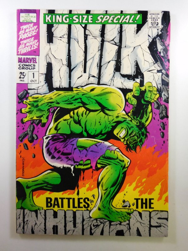 The Incredible Hulk Annual #1 (1968) VG/FN