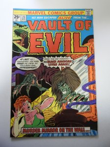 Vault of Evil #23 (1975) VG+ Condition centerfold detached at 1 staple