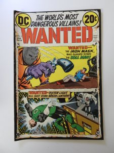 Wanted, The World's Most Dangerous Villains #5 (1973) FN- condition
