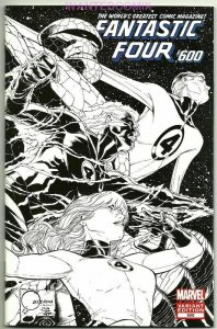 FANTASTIC FOUR #600 JOE QUESADA 1:100 SKETCH VARIANT NM.