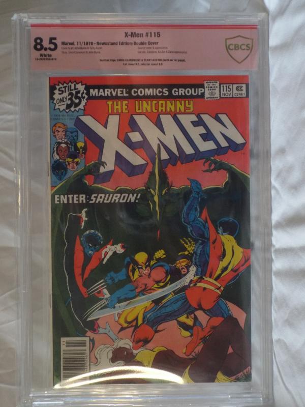 X-Men #115 - CBCS 8.5 - Double Cover - Signed Claremont/Austin
