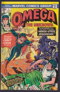 Omega the Unknown 1 (1976) VF Bronze Age Marvel Comics