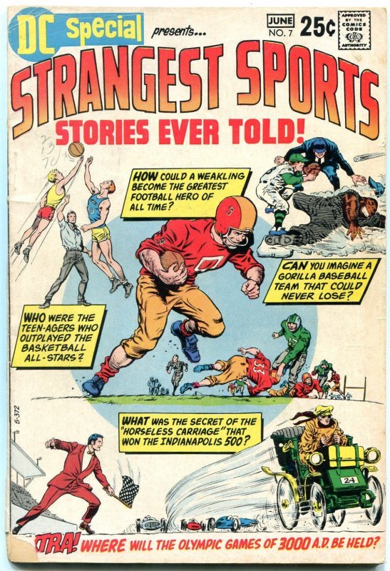 DC Special #7 1970- Strangest Sports Stories Ever Told VG