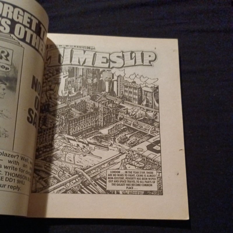 STARBLAZER Space fiction Adventure in Pictures #235 time slip 1989