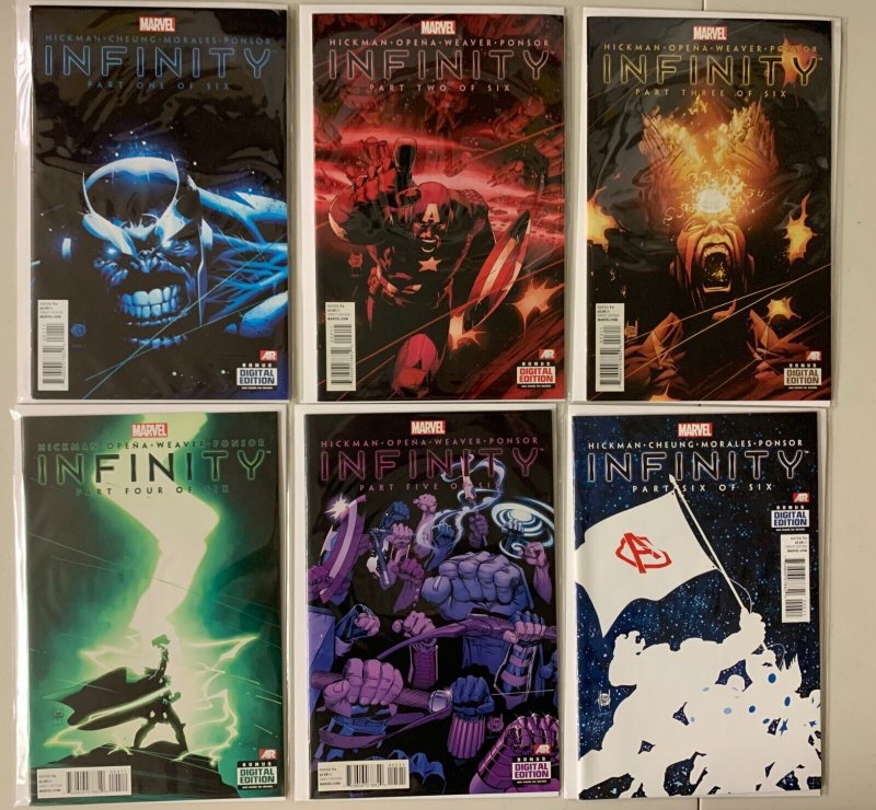 Marvel Comics Infinity set:#1-6 8.0 VF (2013)