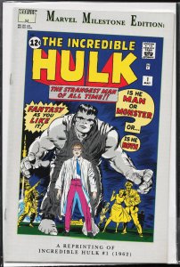 Marvel Milestone Edition: The Incredible Hulk #1
