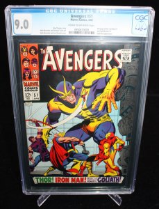 Avengers #51 (CGC 9.0) Full Page Ad for Iron Man #1 & Sub-Mariner #1 - 1968